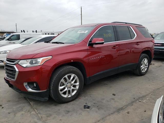 1GNERHKW2KJ318637 - 2019 CHEVROLET TRAVERSE L RED photo 1