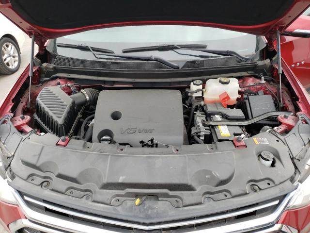 1GNERHKW2KJ318637 - 2019 CHEVROLET TRAVERSE L RED photo 12