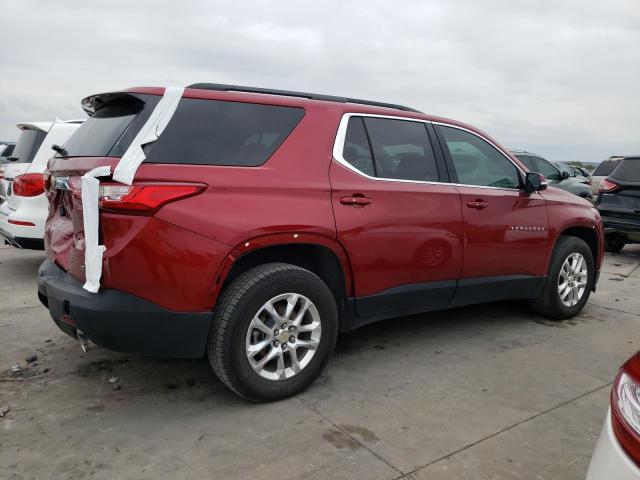 1GNERHKW2KJ318637 - 2019 CHEVROLET TRAVERSE L RED photo 3