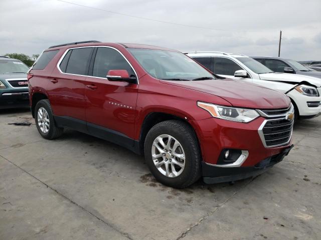 1GNERHKW2KJ318637 - 2019 CHEVROLET TRAVERSE L RED photo 4