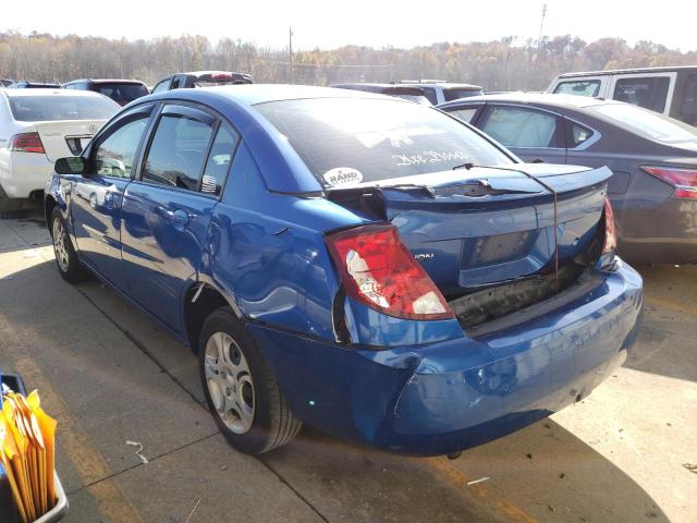 1G8AJ52F84Z208784 - 2004 SATURN ION LEVEL BLUE photo 3