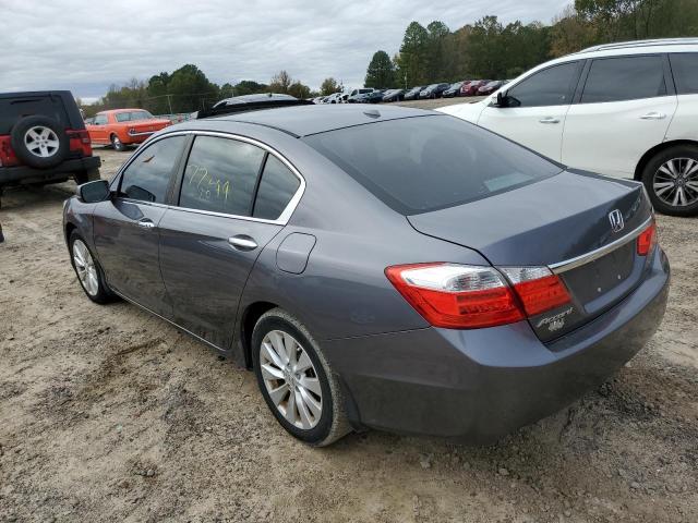 1HGCR2F84DA098270 - 2013 HONDA ACCORD EXL GRAY photo 3