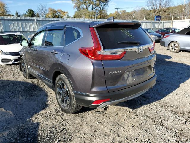 2HKRW2H93KH630525 - 2019 HONDA CR-V TOURI CHARCOAL photo 3