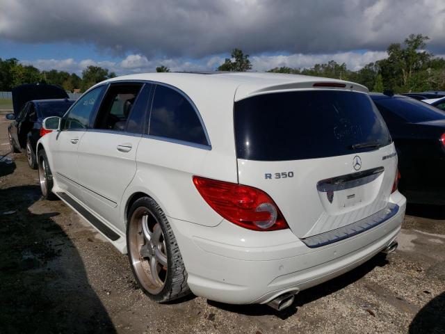 4JGCB65E29A091256 - 2009 MERCEDES-BENZ R 350 4MAT WHITE photo 3