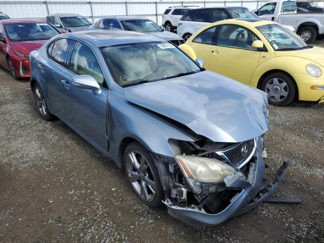 JTHBF5C29A5113370 - 2010 LEXUS IS 250 BLUE photo 1