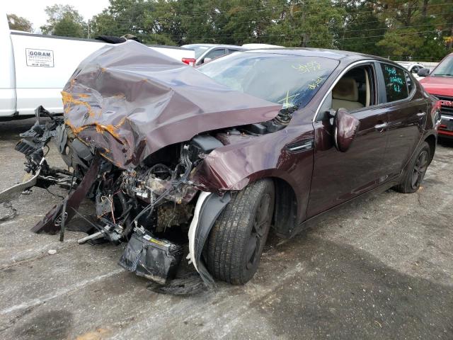 5XXGM4A72CG036930 - 2012 KIA OPTIMA LX BURGUNDY photo 2