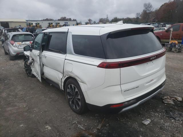 KNDNC5H35N6148853 - 2022 KIA CARNIVAL E WHITE photo 3