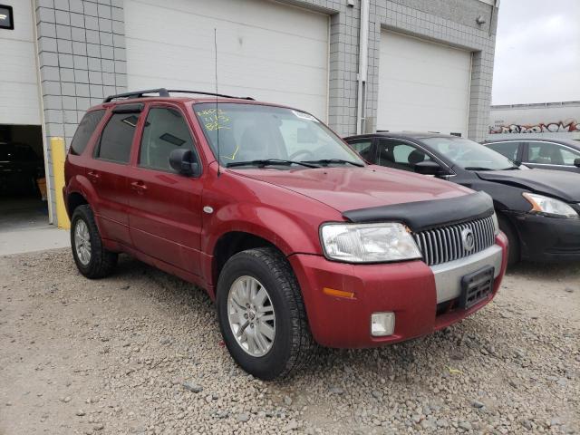 4M2CU81127KJ03100 - 2007 MERCURY MARINER LU RED photo 1