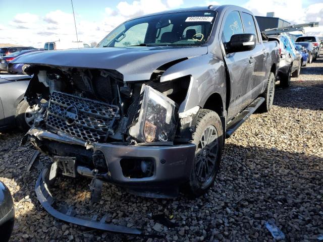 1N6AA1E50JN540056 - 2018 NISSAN TITAN SV GRAY photo 2