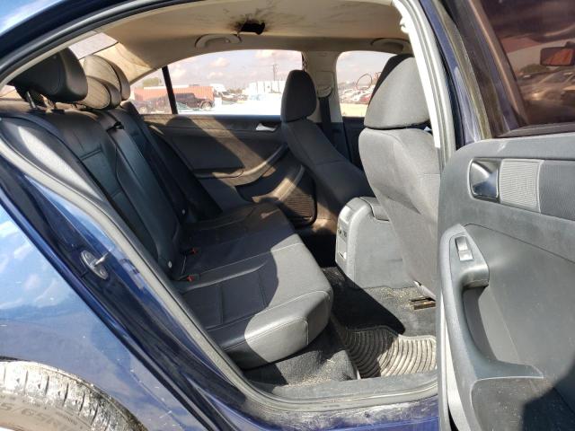 3VW2K7AJ3EM432375 - 2014 VOLKSWAGEN JETTA BASE BLUE photo 6