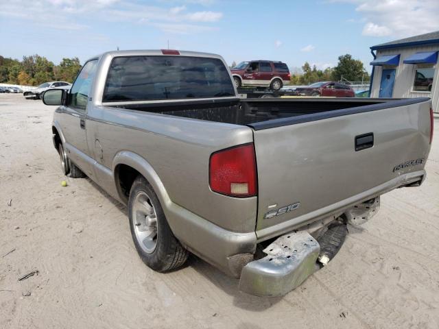 1GCCS145728168354 - 2002 CHEVROLET S10 GRAY photo 3