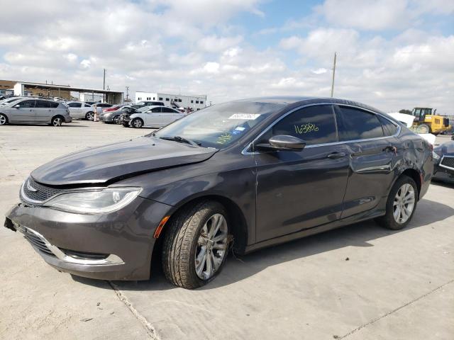 1C3CCCAB2FN559328 - 2015 CHRYSLER 200 LIMITE GRAY photo 1