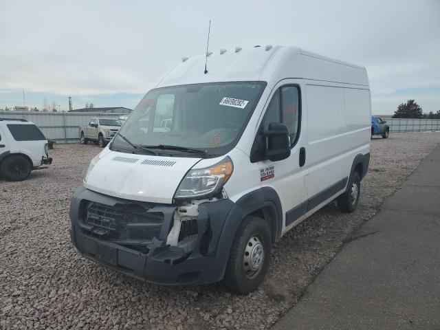 3C6TRVBG0JE124635 - 2018 RAM PROMASTER WHITE photo 2