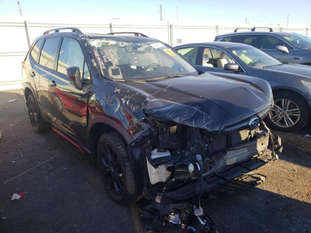 JF2SKARC2MH****** - 2021 SUBARU FORESTER S BLACK photo 1