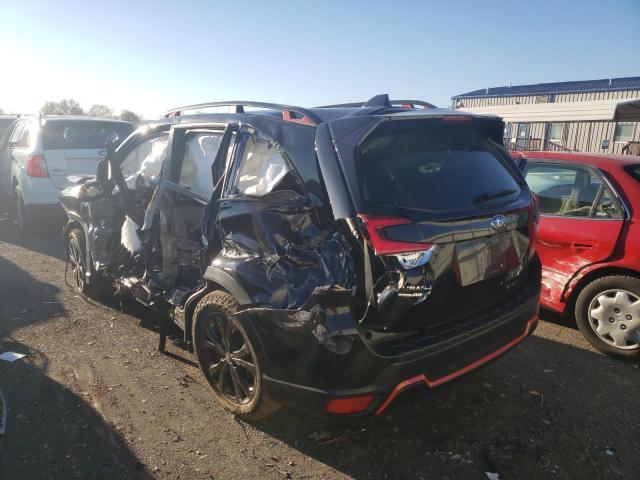 JF2SKARC2MH****** - 2021 SUBARU FORESTER S BLACK photo 3