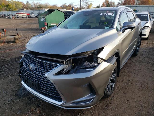 2T2HGMDA6LC****** - 2020 LEXUS RX 450H GRAY photo 2