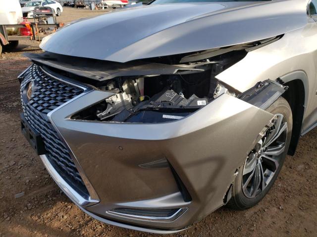 2T2HGMDA6LC****** - 2020 LEXUS RX 450H GRAY photo 9