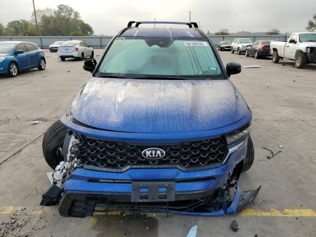 5XYRL4LC6MG049344 - 2021 KIA SORENTO S BLUE photo 5