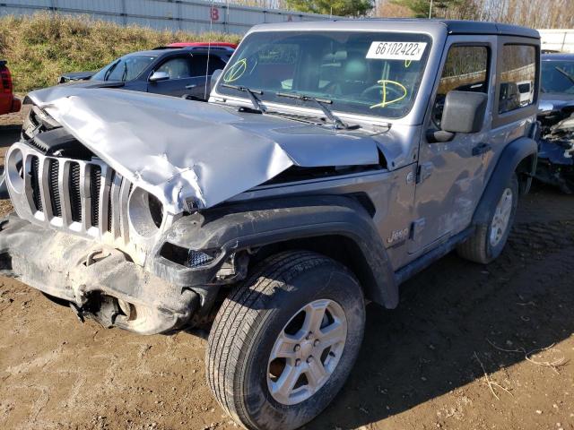 1C4GJXAG0LW215024 - 2020 JEEP WRANGLER S SILVER photo 2