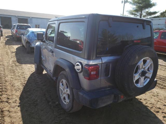 1C4GJXAG0LW215024 - 2020 JEEP WRANGLER S SILVER photo 3