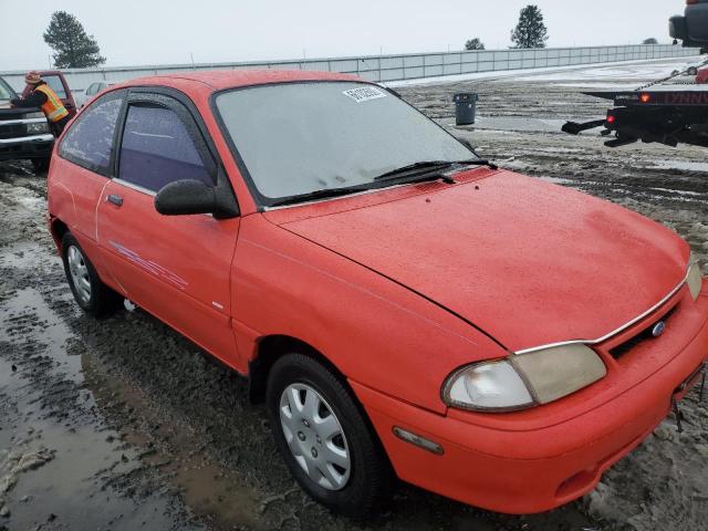 KNJLT07H7R6119414 - 1994 FORD ASPIRE SE RED photo 1