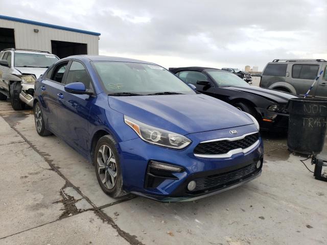 3KPF24ADXKE030386 - 2019 KIA FORTE FE BLUE photo 1