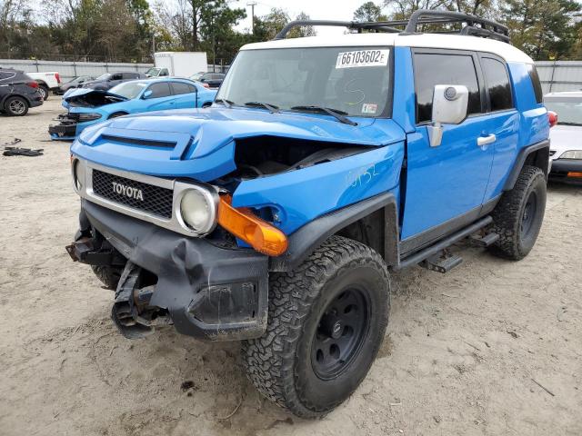 JTEBU11F970055851 - 2007 TOYOTA FJ CRUISER BLUE photo 1