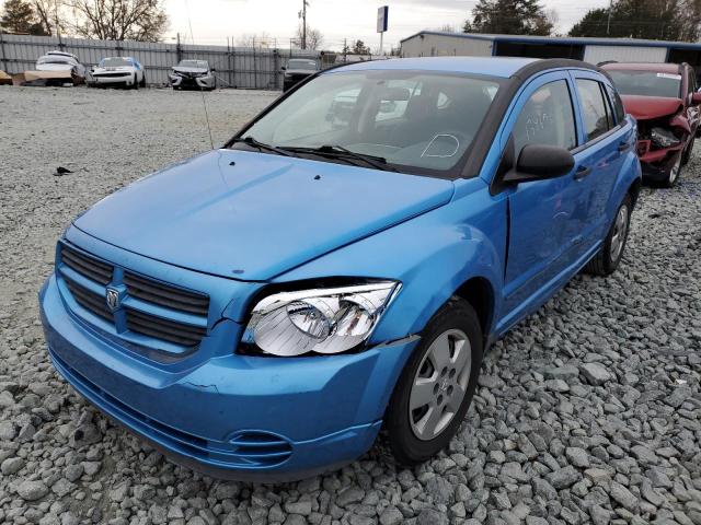 1B3HB28BX8D650975 - 2008 DODGE CALIBER BLUE photo 2