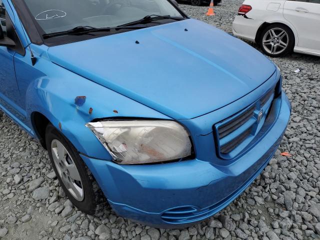 1B3HB28BX8D650975 - 2008 DODGE CALIBER BLUE photo 9