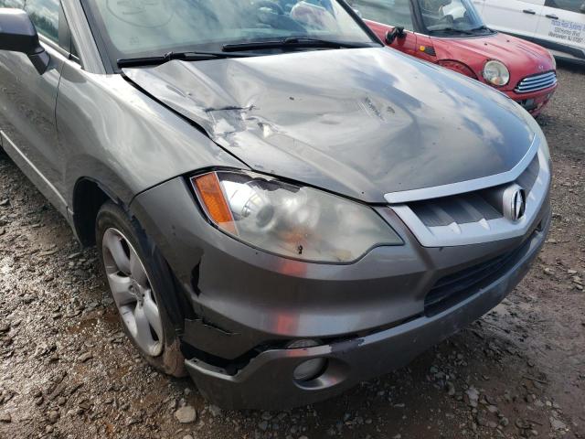 5J8TB18288A000094 - 2008 ACURA RDX CHARCOAL photo 9