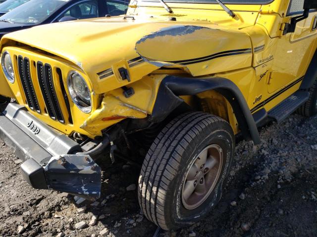 1J4FA49S0YP749560 - 2000 JEEP WRANGLER YELLOW photo 9