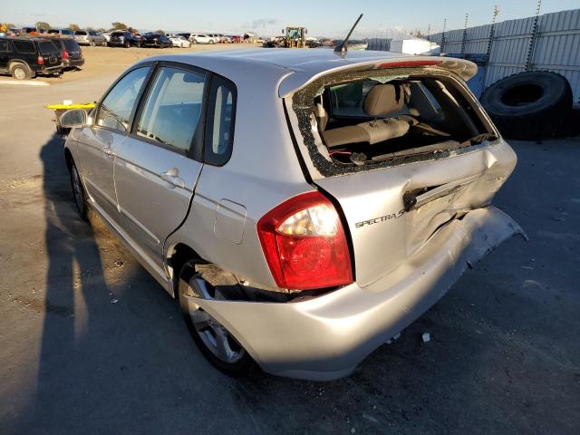 KNAFE161X85021631 - 2008 KIA SPECTRA LX SILVER photo 3