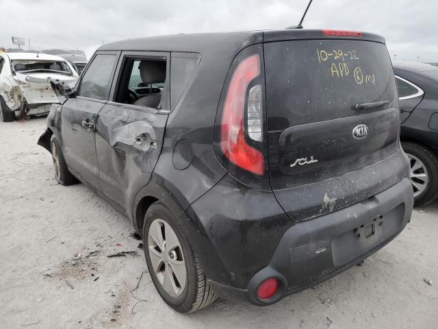 KNDJN2A25E7073235 - 2014 KIA SOUL BLACK photo 3