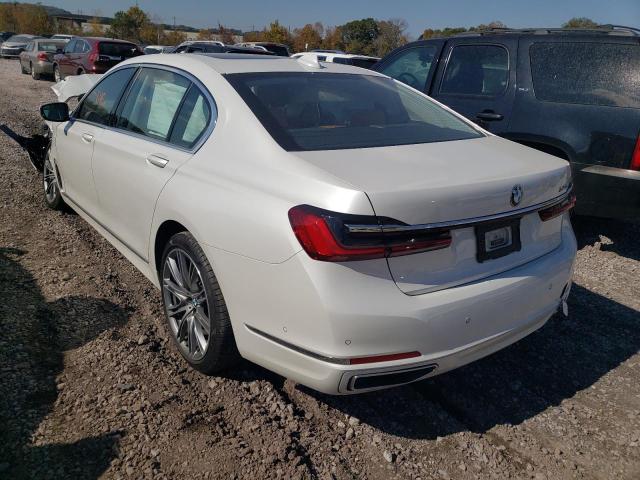 WBA7T2C00MCF67407 - 2021 BMW 740 I WHITE photo 3