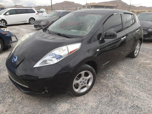 JN1AZ0CP1BT009085 - 2011 NISSAN LEAF SV BLACK photo 2