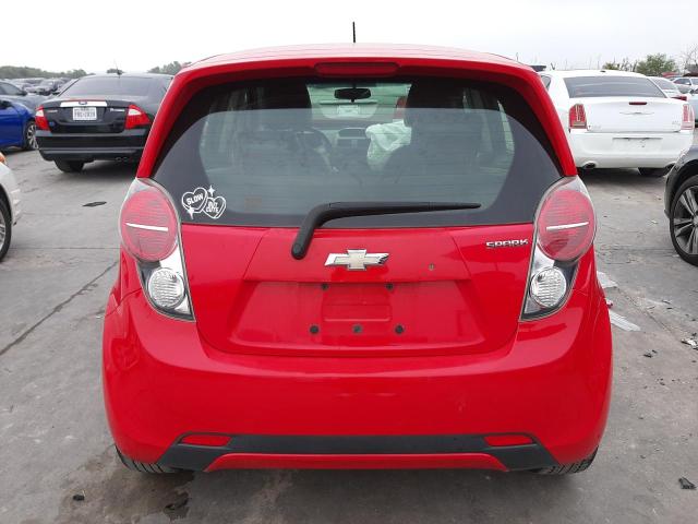 KL8CB6S97DC610660 - 2013 CHEVROLET SPARK RED photo 6