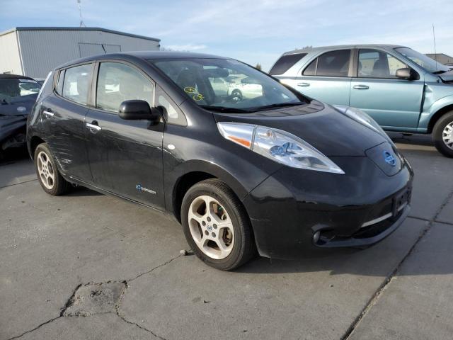 JN1AZ0CP6CT017328 - 2012 NISSAN LEAF SV BLACK photo 1