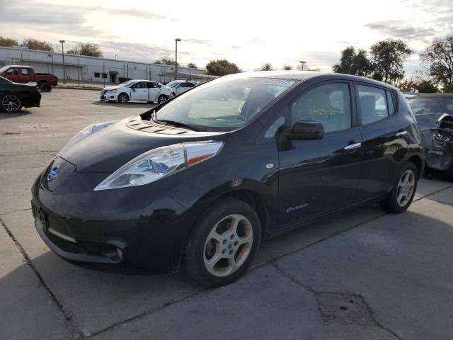 JN1AZ0CP6CT017328 - 2012 NISSAN LEAF SV BLACK photo 2