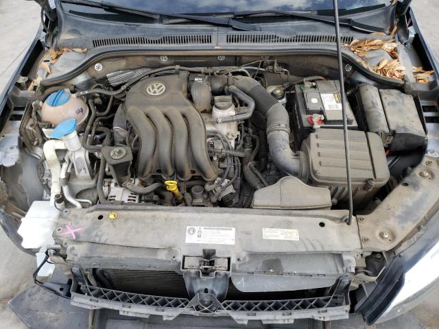 3VW2K7AJ0EM294908 - 2014 VOLKSWAGEN JETTA BASE GRAY photo 11