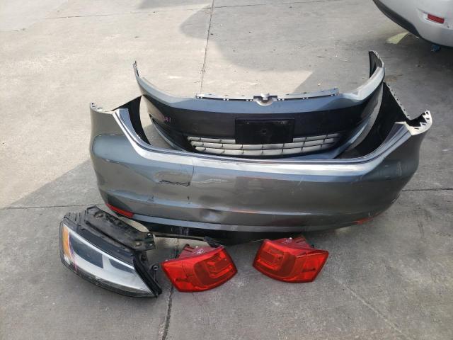 3VW2K7AJ0EM294908 - 2014 VOLKSWAGEN JETTA BASE GRAY photo 12