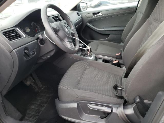 3VW2K7AJ0EM294908 - 2014 VOLKSWAGEN JETTA BASE GRAY photo 7