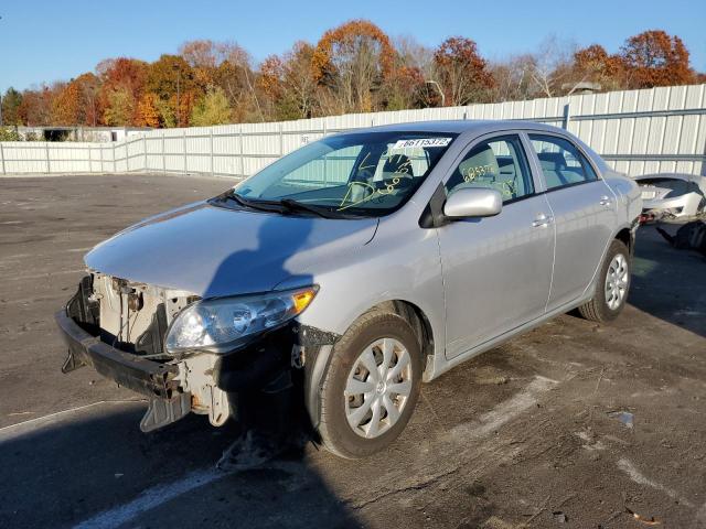 1NXBU4EE3AZ377100 - 2010 TOYOTA COROLLA XS SILVER photo 2