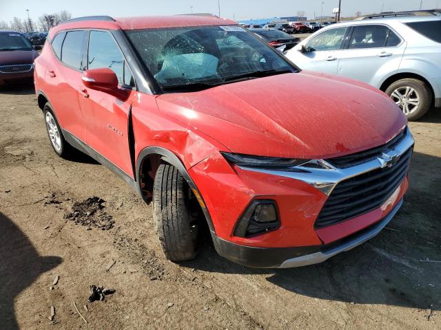 3GNKBBRA6MS545541 - 2021 CHEVROLET BLAZER 1LT RED photo 1