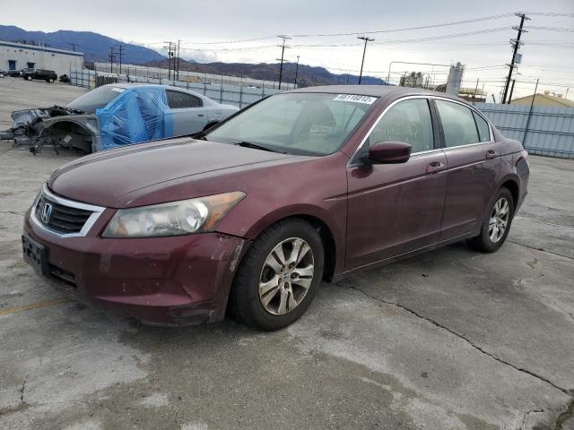 JHMCP26408C031238 - 2008 HONDA ACCORD LXP MAROON photo 1