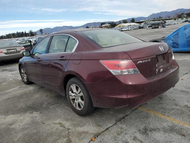 JHMCP26408C031238 - 2008 HONDA ACCORD LXP MAROON photo 2