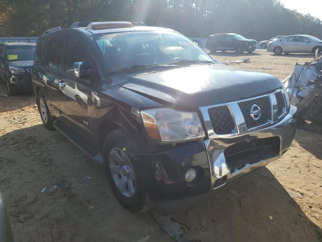 5N1BA08A77N716552 - 2007 NISSAN ARMADA SE BLACK photo 1