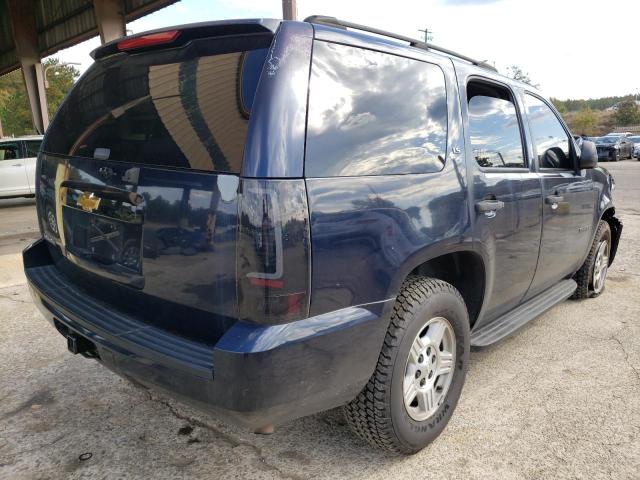 1GNEC13J47J118281 - 2007 CHEVROLET TAHOE BLUE photo 4