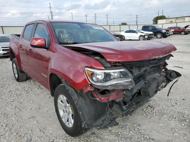 1GCGSCEN2J1250219 - 2018 CHEVROLET COLORADO L RED photo 1