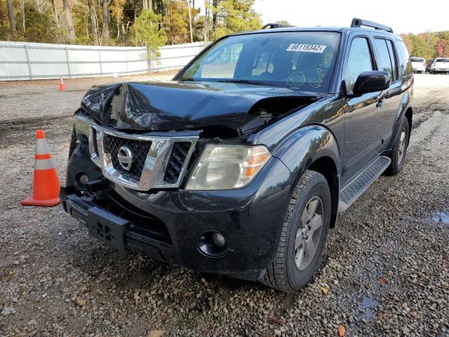 5N1AR1NN9CC608179 - 2012 NISSAN PATHFINDER BLACK photo 2