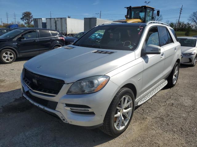 4JGDA5HB6CA018336 - 2012 MERCEDES-BENZ ML 350 4MA SILVER photo 9